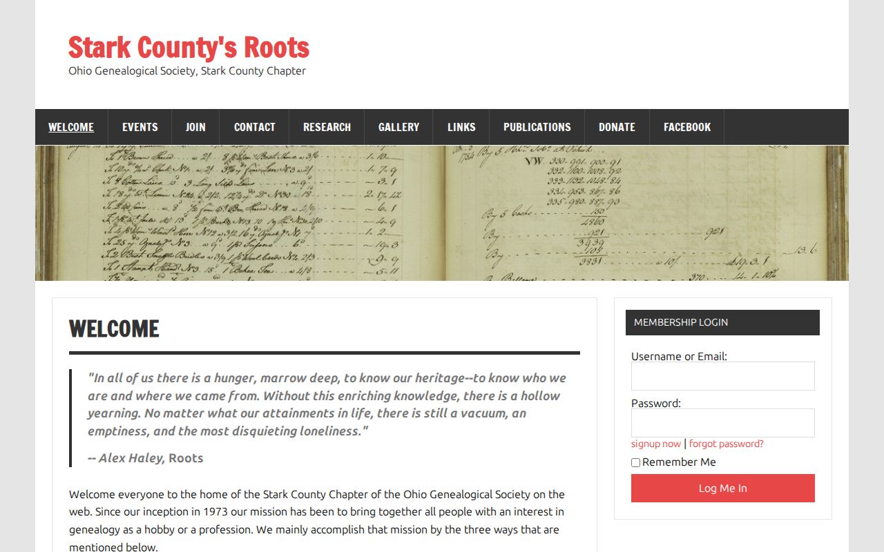 Perry Township previous residents research with Stark County genealogical resources